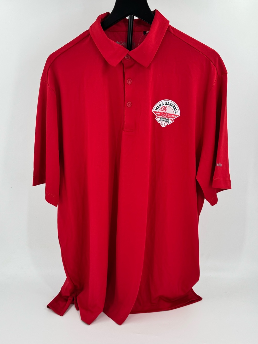 Ole Miss Rebels 2022 College World Series Championship Polo -Columbia - XXL -NWT